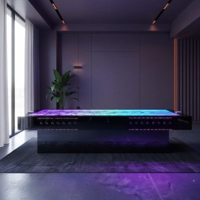 Led Bar Tabel Water Wand Bar Balie Plank Meubels Verlichte bartafel