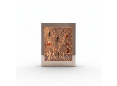 LED watermuur planken bar inrichting Uitzonderlijke planken kast