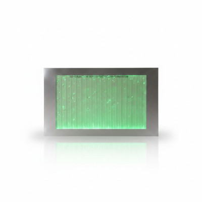 Wandpaneel met waterbellen LED waterval Designer waterelementafbeelding.