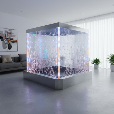 Wandpaneel LED waterwand water wanden water luchtbellen muur