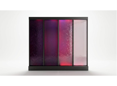 Wandpaneel met waterbellen LED-watermuur Decoratieve designer watermuur