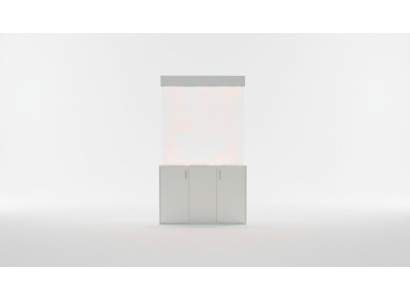 Scheidingswand Planken Kast Waterwand Decoratieve zuil Wanden Watermuur LED