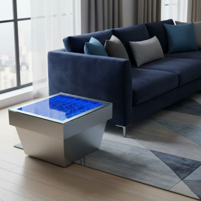 Ontwerp Tafel Salontafel Waterzuilen Zuilkolom Decoratiewaterbank Tafels LED