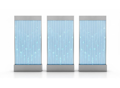 Wandpaneel met waterbellen LED Nieuwe watermuur Designer waterval Verlicht
