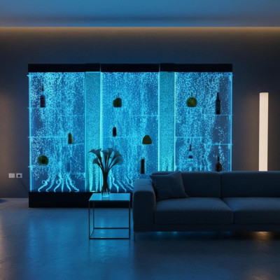 LED plank bar watermuur decoratieve kolom verlichte waterwanden bargalon