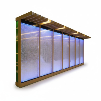 Scheidingswand Plankkast Watermuur Kolom Wanden LED 60x240 Waterwanden Watermuur