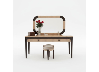 Tafel console spiegel dressoir kaptafel slaapkamer krukje set