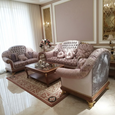 Sofa set 3-zits set designbank bekleding banken bank nieuw 3-delig.