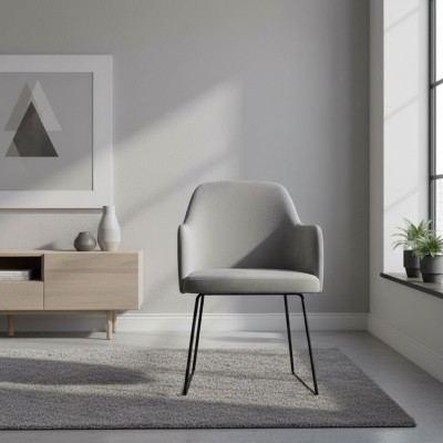 Stoel 4x Eetkamer Gestoffeerde Lounge Zit Sessel Set Nieuw Club