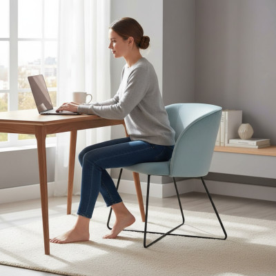 Stoel 4x fauteuil eetkamer lounge textiel zit set nieuw club tv-stoel met bekleding