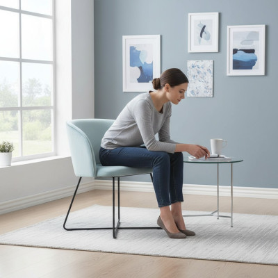 Stoel 8x Eetkamer Gestoffeerde Stoel TV Lounge Textiel Zit Fauteuil Set Nieuw