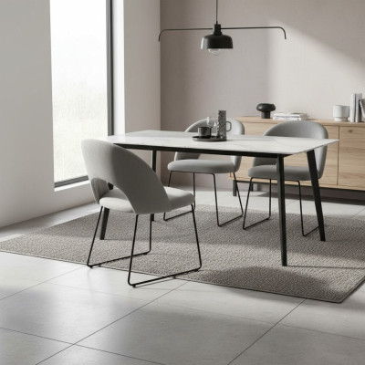 Ontwerp Wachtkamerstoel Zit Praktijk Eetkamer Stoelen Stof Textiel Bekleding