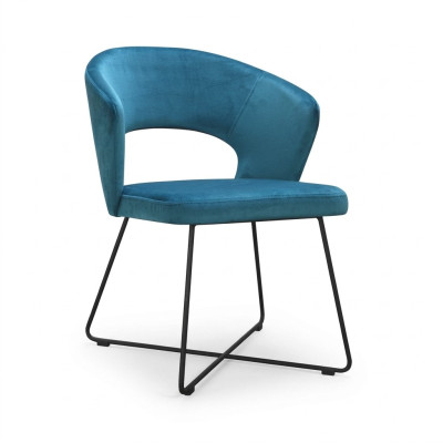 Stoel 4x eetkamer gestoffeerde stoel tv-lounge club zit textiel fauteuil set