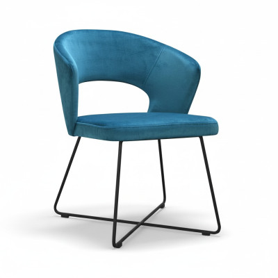 Moderne fauteuil groep 8 stoelen set met groene bekleding en armleuning.