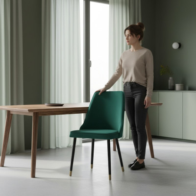 Zes fauteuils Lounge Fauteuil Woonkamer Gestoffeerde stoel Restaurant Club