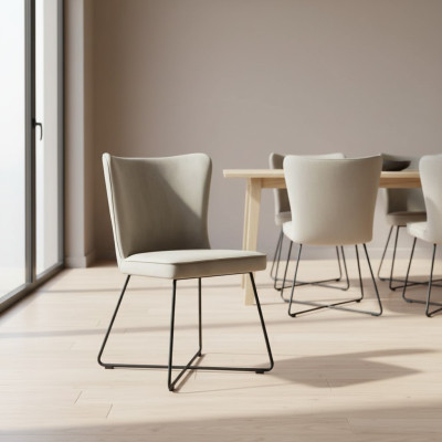 Stoel 8x Eetkamer Gestoffeerde fauteuil TV Lounge Zit Fauteuil Set Nieuw Club Textiel