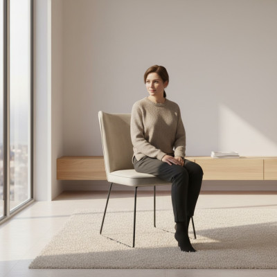 Wachtkamer Ontwerp Stoel Zitstoelen Praktijk Eetkamer Stof Textiel Bekleding
