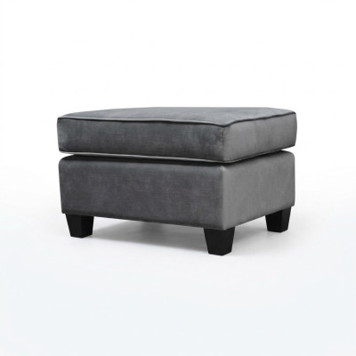 Zitpoef Krukje Poef Poef Zitpoef Voetenbank Ottoman Fluweel 75x53cm