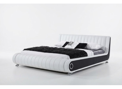 Designerbed Echtelijk bed Gestoffeerd bed Slaapkamer Ledikant Nieuw Bedden