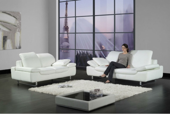 Bankstel bankstel leren bank bank zitgroep bankstel 3-delig fauteuil