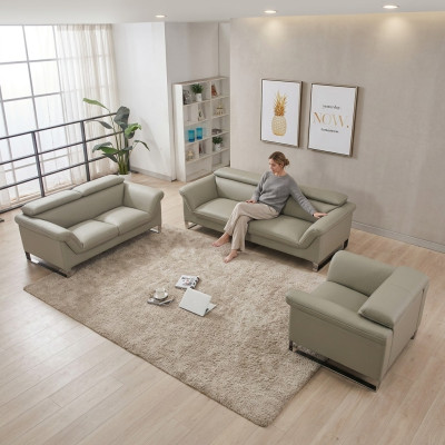 Bankstel leren bank bank bank bank bank bank bank 3-delig fauteuil