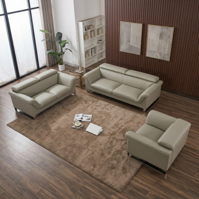 Bankstel leren bank bank bank bank bank bank bank 3-delig fauteuil
