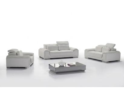 Sofagarnituur Ontwerp Banken Bankstellen Bekleding 3-zits Bankstel Set Leer