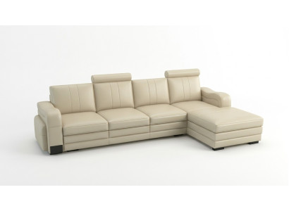 Leder Moderne Bankwoonlandschap Leren Bankstel Bank L-vorm