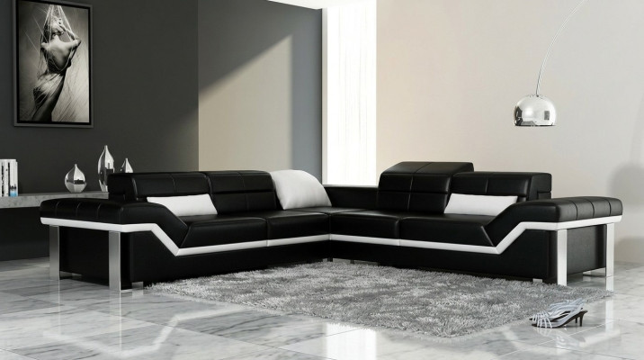 Leren hoekbank L-vorm bank woonlandschap hoekbank set ontwerp decor modern  Leren hoekbank L-vorm bank woonlandschap hoekbank set ontwerp decor modern.