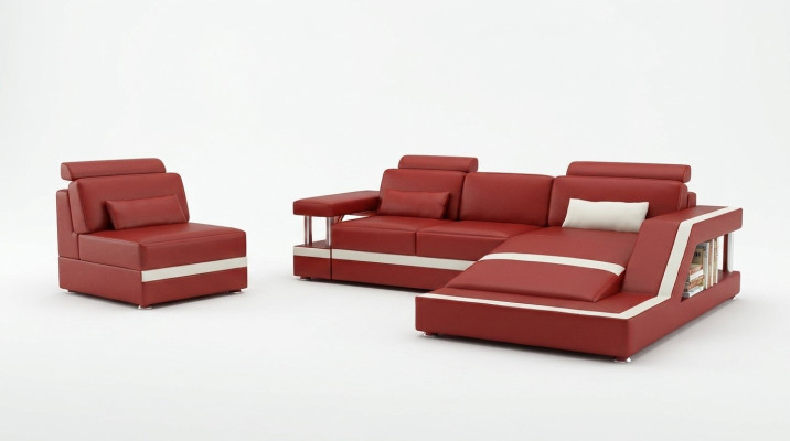 Hoekbank Bankstel Bank Hoek Bekleding Voetenbank Set Compleet Fauteuil Bank