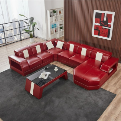 Sofa Zit Hoek set Bekleding Hoek Bank Design Bank Luxe Banken Leer Nieuw