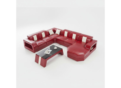 Sofa Zit Hoek set Bekleding Hoek Bank Design Bank Luxe Banken Leer Nieuw