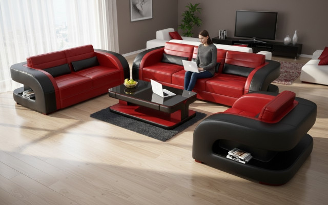 Bankstel 3+2+1 zitsset Modern Design Bank Bekleding Bankstelsels Bank