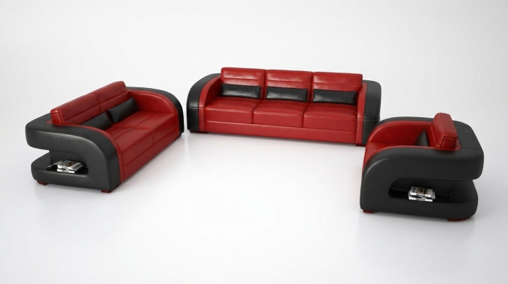 Bankstel 3+2+1 zitsset Modern Design Bank Bekleding Bankstelsels Bank