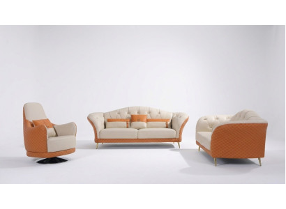 Moderne bankstel set van 3+2+1 zits ontwerp bank gestoffeerde bank bankstellen