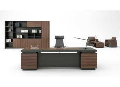 Chef Tisch Holz Tische Eckschreibtisch Bürotisch Arbeitstisch Büro Einrichtung   Chef Tafel Houten Tafels Hoekbureau Kantoorbureau Werktafel Kantoorinrichting