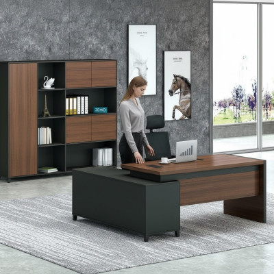 Hoekbureau Kantoor Chef Kamer Meubels Ontwerp Bureaus Praktijk