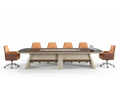 Conferentietafel inrichting kantoor kantoormeubilair tafels vergadertafel 360cm nieuw
