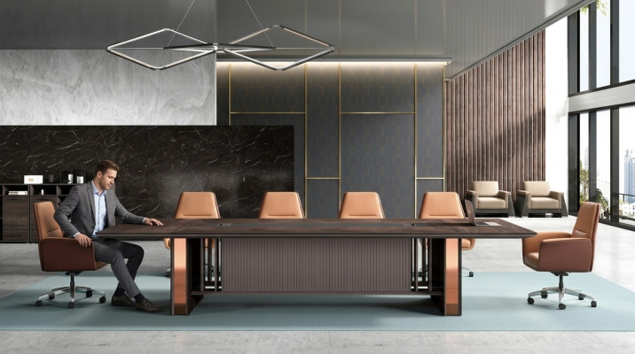 Kantoor kantoormeubelen Tafels Vergadering Conferentietafels Inrichting Tafel 360cm nieuw