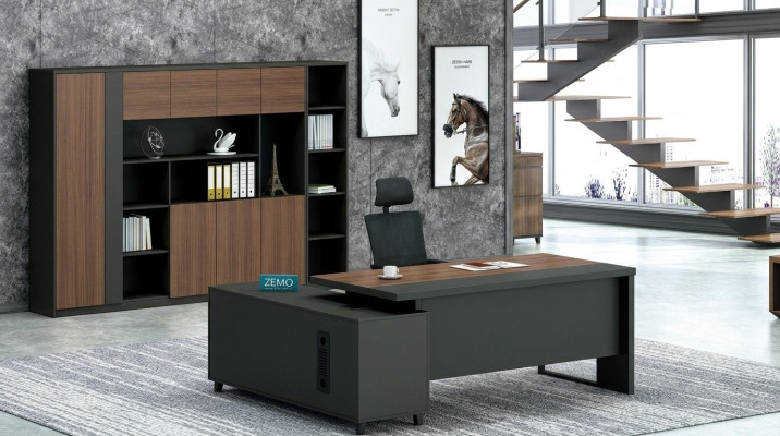 Hoekbureau Werk Schrijf Kantoor Tafel Luxe Klasse Designer Meubels