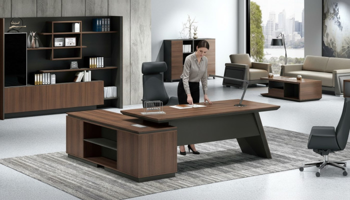 Kantoorinrichting tafel met laden werkkamer Home Office