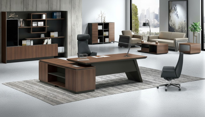Bureau archiefkast kast houten planken kasten Kantoor Büro 280cm