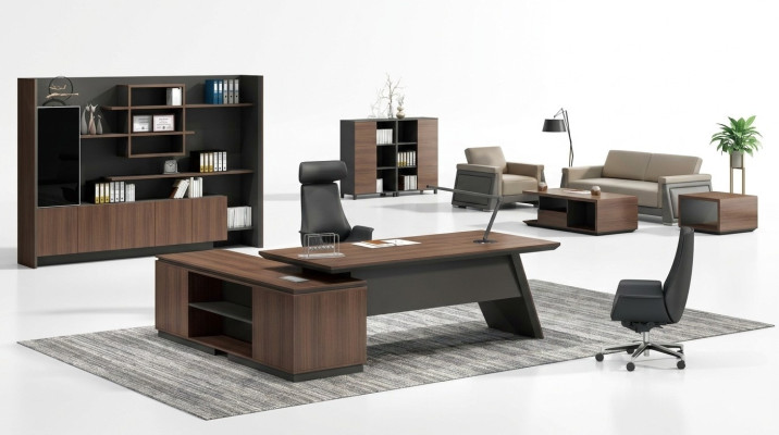 Bureau archiefkast kast houten planken kasten Kantoor Büro 280cm