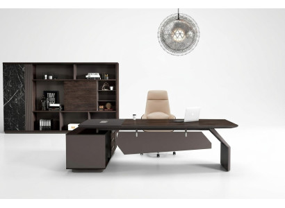 Kantoorinrichting 2-delig Set Bureau Tafels Bureau Kast
