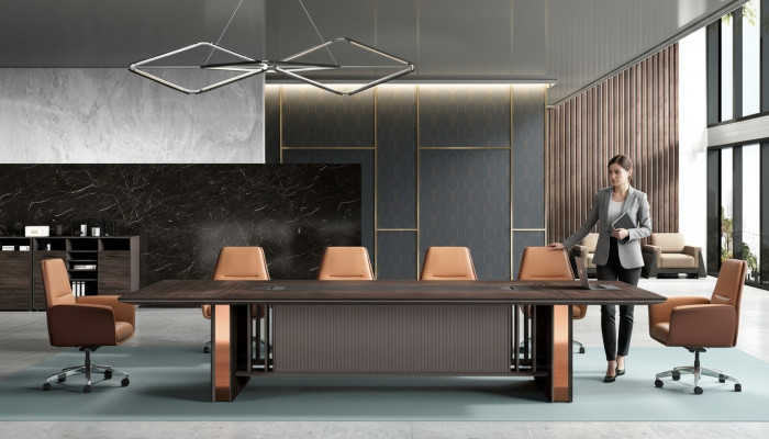 Conferentietafel Tafel Vergadertafel Vergadertafels 6 Stoelen 7-delig Set