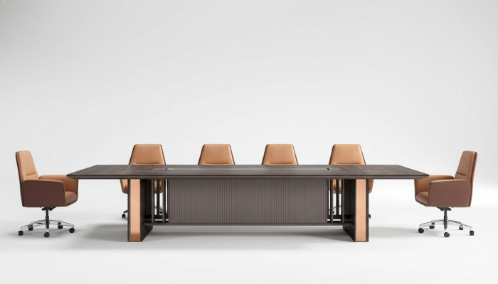 Conferentietafel Tafel Vergadertafel Vergadertafels 6 Stoelen 7-delig Set