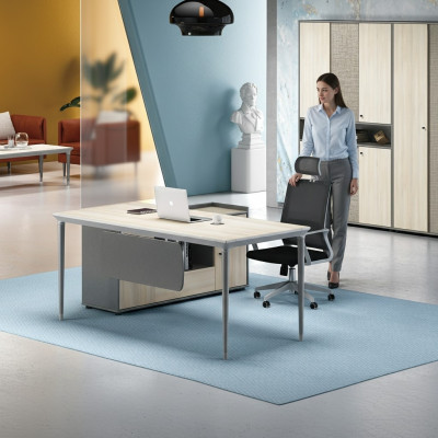 Bureau Archiefkast Kantoorinrichting Meubels Bureaus Tafels 2-dlg.Set
