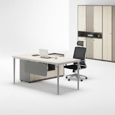 Bureau Archiefkast Kantoorinrichting Meubels Bureaus Tafels 2-dlg.Set