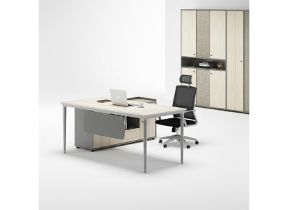 Bureau Archiefkast Kantoorinrichting Meubels Bureaus Tafels 2-dlg.Set