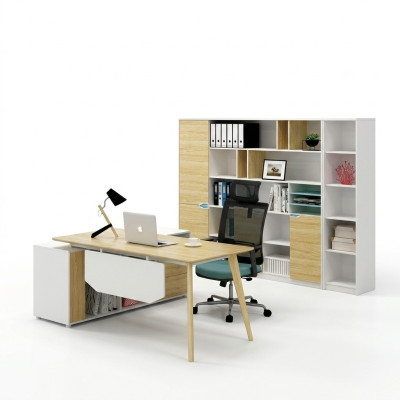 Home Office bureau hoekbureau computerbureau kantoortafel nieuw bedrijf